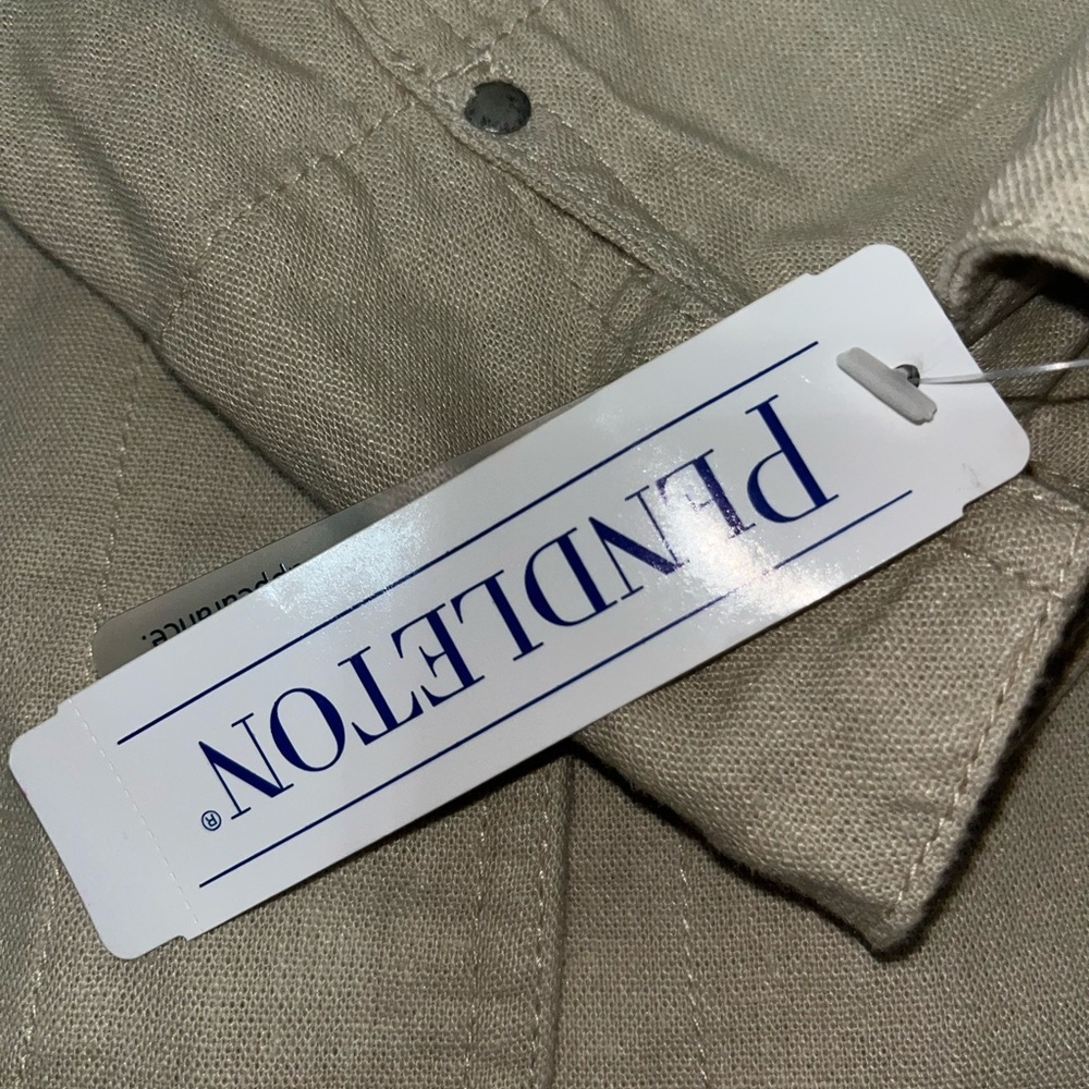 Pendleton Beige button up shirt